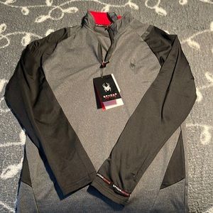 Mens Spyder 1/4 zip